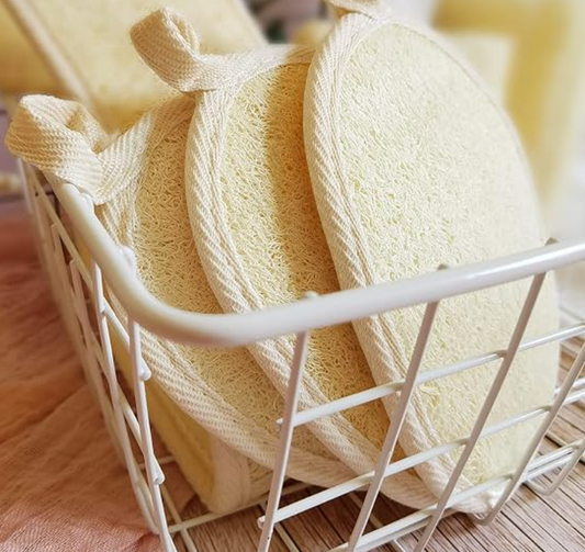 100% Natural Skin Exfoliating Loofah Sponge - One Sponge